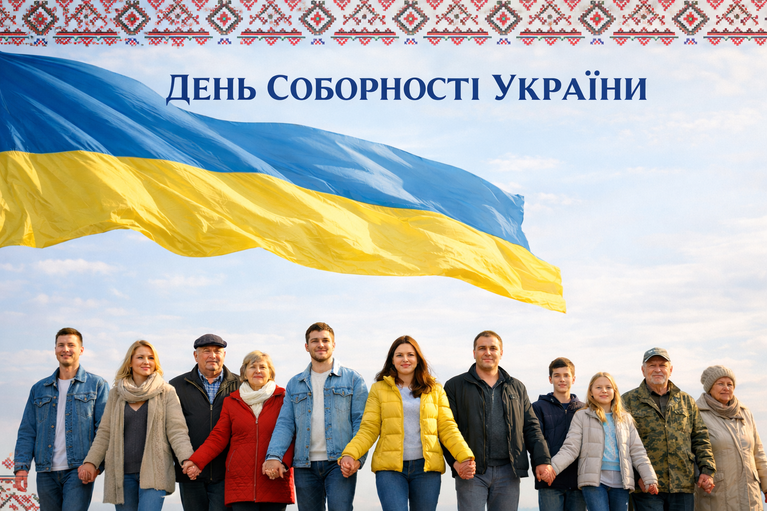 Щороку 22 січня Україна відзначає День Соборності